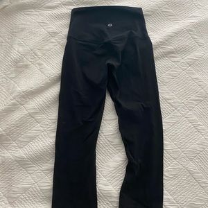 Lululemon high rise crop leggings (size 2)